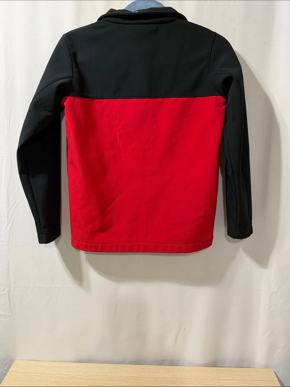 Columbia Kids Red and Black Zip Front Puffer Jacket